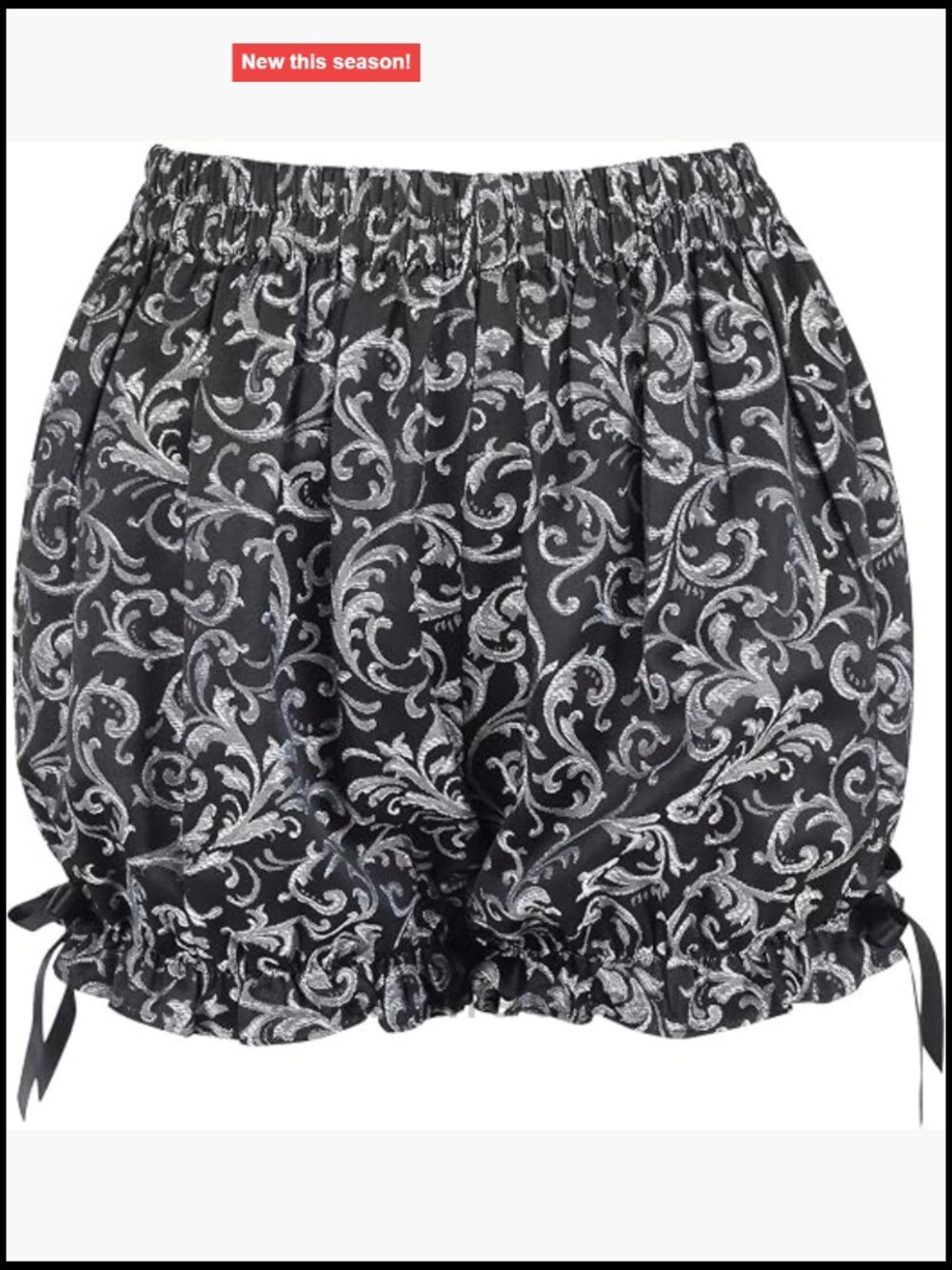 Brocade Bloomers Shorts Victorian Steampunk Renaissance Costume